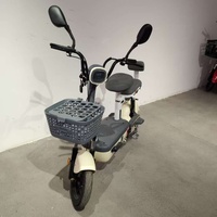 Vélo électrique à deux roues Batterie au plomb-acide 48V Moteur sans balais 500W Vélo de ville léger à grande vitesse