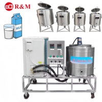 Pasteurisateur de lait et de jus pour gelato et lait naturel, 300l, 100l, 50l, 30l, 60l, 500l, pour yaourt