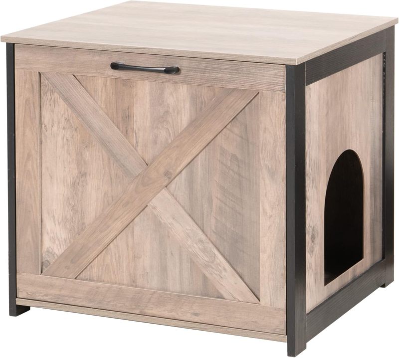 Cat Litter Box Furniture Hidden Enclosure