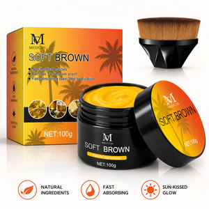 Private Label Accélérateur <span class=keywords><strong>de</strong></span> <span class=keywords><strong>bronzage</strong></span> apaisant 2 en 1 Autobronzant naturel brun doux <span class=keywords><strong>Crème</strong></span> <span class=keywords><strong>de</strong></span> baume <span class=keywords><strong>solaire</strong></span> incontournable pour l'été - Product Image 1