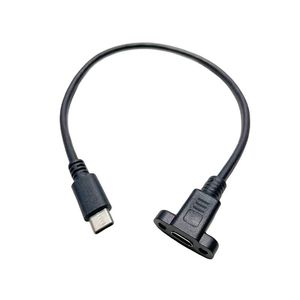 <span class=keywords><strong>C</strong></span>âble d'extension <span class=keywords><strong>USB</strong></span> 2.0 <span class=keywords><strong>USB</strong></span> <span class=keywords><strong>C</strong></span> avec vis, prise <span class=keywords><strong>femelle</strong></span> <span class=keywords><strong>USB</strong></span> Type <span class=keywords><strong>C</strong></span> à montage sur panneau <span class=keywords><strong>vers</strong></span> prise mâle <span class=keywords><strong>USB</strong></span> Type <span class=keywords><strong>C</strong></span> - Product Image 2