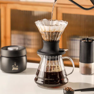 แก้วซิลิโคนสำหรับชงกาแฟแบบมืออาชีพ พร้อมที่กรองกระดาษอัจฉริยะ สำหรับใช้ในบ้านและสำนักงาน - Product Image 1