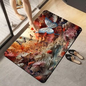 Vente chaude 3D Imprimé Motifs Peinture À L'huile Salle De Bains Tapis Super Absorbant Tapis De Douche Ensemble Morden De Luxe Anti-dérapant À Séchage Rapide <span class=keywords><strong>Carpe</strong></span> - Product Image 6