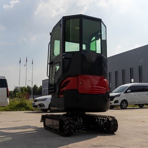 1.8 Ton Compact Excavator with Cabin Quick Coupler Dozer Blade Rubber Tracks - Product Image 4