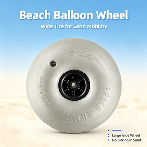 Ruedas de Repuesto para Sillas de Playa y Carritos, Neumáticos de PU y PVC de 10 Pulgadas, Marca <span class=keywords><strong>Mygo</strong></span>, con 6 Meses de Garantía, Venta al Por Mayor - Product Image 2