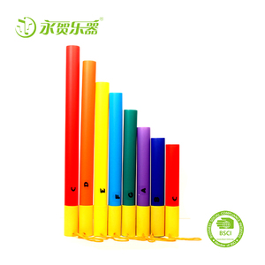 <span class=keywords><strong>TUBE</strong></span>-8 musical plástico sintonizado tubos som percussão instrumentos musicais para crianças criança escala pentatônica - Product Image 3