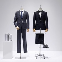 Présentoir de vêtements pour hommes, mannequin demi-corps et corps entier pour magasins de vêtements