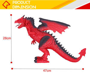 Jouets de simulation : Dinosaures musicaux télécommandés avec fonction de pulvérisation de feu et télécommande infrarouge - Product Image 4