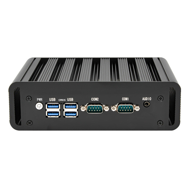 Cheapest Factory Mini PC Fanless Industrial PC Intel Core I5-7200U 16+256GB SSD Windows/Linux Rugged Industrial Computer Mini PC