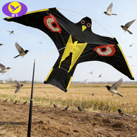 Aile de cerf-volant en nylon anti-oiseaux, pratique pour la ferme, la cour et la décoration extérieure, dispositif de dissuasion pour la protection des oiseaux