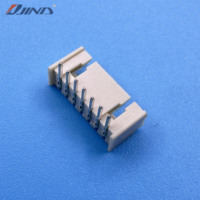 JINDA 1.25T-1-7AW 1,25mm 7-Pin PCB Looper-Buchse Vertikaler Stecker SMT Wafer-Header Kabel-zu-Platine-Verbinder TIN-Beschichtung LED DC