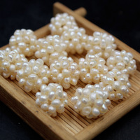 Boutons en perles d'eau douce naturelles de marque XM, 12 mm, perles en vrac, forme de pomme de terre, qualité certifiée par un tiers