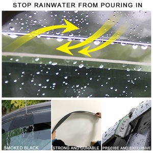 Pour <span class=keywords><strong>CITROEN</strong></span> <span class=keywords><strong>XSARA</strong></span> 1997-2007 voiture côté fenêtre visière soleil pluie garde ombre bouclier abri protecteur couverture cadre autocollant accessoires - Product Image 3
