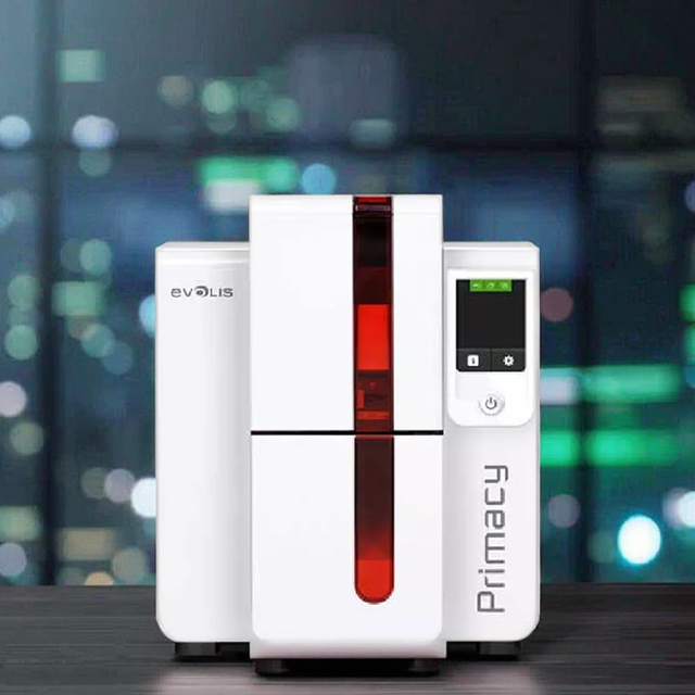 Evolis Primacy2 High Efficiency Single Side Thermal Printer Smart ID Card PVC Plastic with High Visibility 300dpi Color Stock