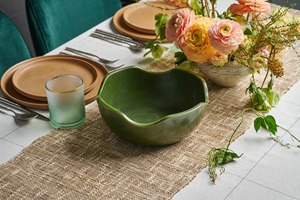 Frutero de Resina Hecho a Mano, Moderno y de Lujo, Tallado a Mano, Ecológico, Duradero, de Grado Alimenticio, para Fiestas, Ensaladas, Vajilla Decorativa - Product Image 2