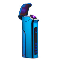 Briquet USB à double arc électronique à batterie énorme rechargeable de haute qualité