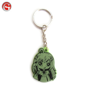 Venta al por mayor de alta calidad de la delicada práctica hermosa lindo llavero de goma puede diseño libre <span class=keywords><strong>y</strong></span> personalizado - Product Image 2
