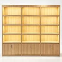 Vitrine Moderne en Bois avec Étagères Réglables – Prix de Gros pour Achat en Vrac