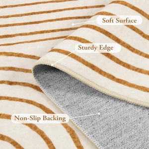 Tappeto Moderno Astratto <span class=keywords><strong>in</strong></span> Nylon Lavabile Antiscivolo Arcobaleno Morbido <span class=keywords><strong>per</strong></span> <span class=keywords><strong>Soggiorno</strong></span> e Camera da Letto - Product Image 6