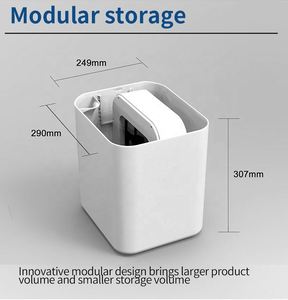 Lvdi tùy chỉnh thông minh Thùng rác có thể 20L Công suất tự con dấu Thùng rác quá tải đóng gói tự động chất thải Thùng - Product Image 2