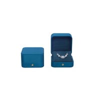 Fournisseur professionnel OEM/ODM de boîtes à bijoux personnalisées de luxe écologiques avec logo, ensemble complet en cuir PU, boîtes d'emballage de bijoux personnalisées