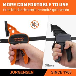 Abrazadera de carpintería ajustable para bricolaje, abrazaderas de barra para herramientas de carpintería, tubo en F - Product Image 3