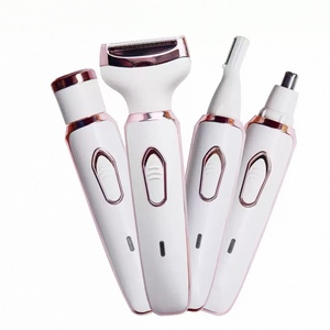 Nouvel épilateur électrique rotatif 4 en 1 pour femmes, rasoir bikini, tondeuse, rasoir USB pour usage domestique, <span class=keywords><strong>intime</strong></span> - Product Image 1