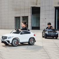 Lizenzierter Mercedes Benz AMG GLC63S COUPE 12V Batteriebetriebenes Kinderfahrzeug Elektroauto für Kinder mit Fernbedienung