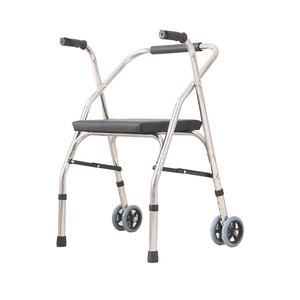 Andador Ortopédico Ajustable Personalizado <span class=keywords><strong>con</strong></span> Ruedas de Aluminio, Plegable, para Rehabilitación y Movilidad - Product Image 6