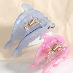 Mini <span class=keywords><strong>pince</strong></span> à <span class=keywords><strong>cheveux</strong></span> en acétate, motifs étoile de mer, homard, pieuvre, conque, baleine, dauphin, hippocampe, <span class=keywords><strong>crabe</strong></span>, accessoires pour <span class=keywords><strong>cheveux</strong></span> - Product Image 2