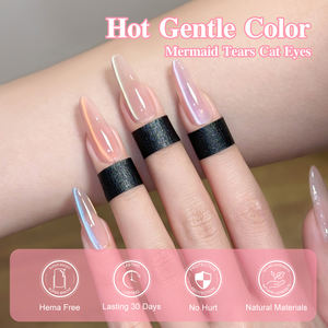 Miss Gooey 6 Kleuren Zeemeermin Kattenoog <span class=keywords><strong>Gel</strong></span> Polish Hoge Pigmentatie <span class=keywords><strong>Gel</strong></span> Nagellak Hema Vrij UV <span class=keywords><strong>Gel</strong></span> Magnetische Nagelkunst Fabriek OEM - Product Image 5
