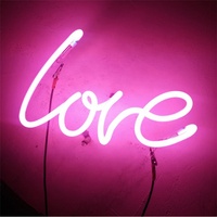 Mariage romantique nom personnalisé amour verre LED néon lettres