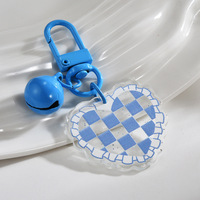 Clips en acrylique Kawaii - Porte-badge double face et accessoires de porte-clés - Clips PP personnalisés