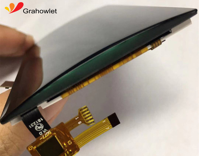 New Curved 4 Inch Capacitive Touch IPS LCD Display Module with USB Interface 10 Points Industrial Use