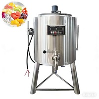 Stérilisateur automatique de jus mini SUYUAN, pasteurisation UHT des aliments, plaque de pasteurisation du lait, pot à lait, haute précision, 6/9KW, 220V/380V, capacité de 30 à 300L, œufs