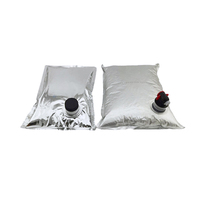 Sac à poignée de qualité supérieure, boîte en aluminium, pochette à vin rouge avec Valve papillon