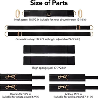 BDSM produits de sexe pour adultes jeux de Bondage érotiques menottes cheville manchette contraintes jouets sexuels pour femmes Couples vibrateur Sex Shop