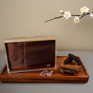 Caja de regalo de acrílico, caja interior rectangular transparente de plástico para cordyceps, nido de pájaro, pepino de mar y dendrobium officinale - Product Image 2
