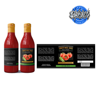 Étiquettes alimentaires personnalisées en vinyle imperméable ZHK en promotion pour bocaux, bouteilles et boîtes – Impression d'autocollants en vrac de qualité alimentaire
