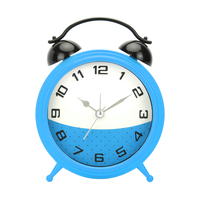 Milti-Reloj de mesa de plástico personalizado para niños, despertador de escritorio a color, barato