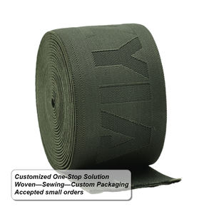 Fascia elastica elasticizzata personalizzata morbida e resistente in vita per abbigliamento intimo abbigliamento sportivo per cucire accessori - Product Image 1