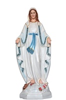 Décoration extérieure personnalisée, sculpture religieuse grandeur nature, statues de la Vierge Marie en résine catholique