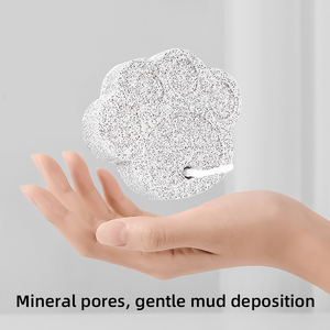 Accessoire de bain en pierre ponce blanche personnalisée Pierre ponce naturelle pour le nettoyage de la maison Conception de patte de chat - Product Image 2