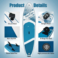 Planche de paddle gonflable SUP Drop Stitch 11'6'' avec pompe, nouveau style 2026, vente en gros