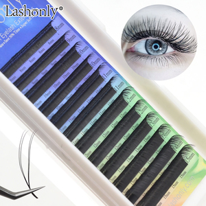 Mới Đến U Hình Dạng Khối Lượng Yy Mở Rộng Lông Mi Lông Mi Cá Nhân Mở Rộng Lông Mi Tự Nhiên Mềm Lash Khay Dịch Vụ OEM - Product Image 1