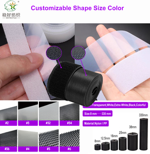 Giysiler ve kablo yönetimi için bebek yumuşak çevre dostu % 100% naylon kanca ve döngü bantları - Product Image 5