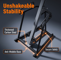 Machine de fitness verticale pour l'escalade intégrale du corps, cadre en acier au carbone épaissi robuste, usage commercial, non pliable, pour salle de sport