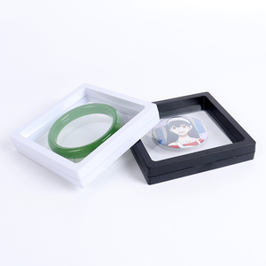 Boîte de présentation flottante en film transparent, boîte cadeau suspendue en plastique, boîte de rangement transparente pour bijoux, colliers, bagues, objets de collection - Product Image 3