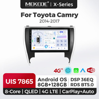 Lecteur DVD de voiture MEKEDE X30 X40 7865 8+128G, système autoradio pour Toyota Camry 2014-2017, écran tactile IPS, ventilateur de refroidissement