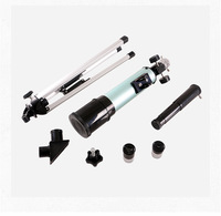 Telescopio Astronómico para Niños de 50 mm con Zoom de 90X, Monocular HD con Trípode de Aluminio y Filtro Lunar para Niños/Adultos/Principiantes
